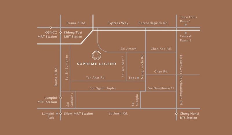 Supreme Legend　ロケーションマップ