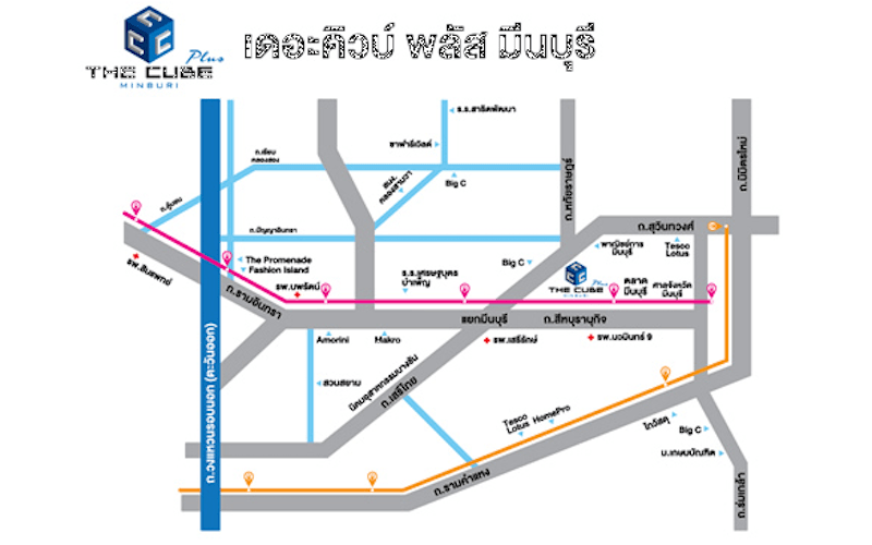 The Cube Plus Phaholyothin 56 ロケーション・マップ