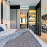 Andromeda Condo Pattaya　ベッドルーム・クローゼット