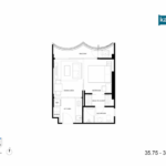 KAWA Haus Onnut T77　間取り図