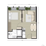 Noble BE33 Condo　間取り図