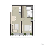 Noble BE33 Condo　間取り図