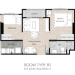 The Excel Hideaway Sukhumvit 71 間取り図