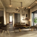 The Lofts Asoke　リビングルーム