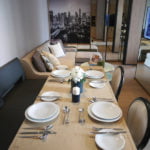 The Park at Em District, Ascott Serviced-Residence　ダイニングテーブル