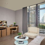 The Park at Em District, Ascott Serviced-Residence　リビングルーム