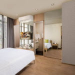 The Park at Em District, Ascott Serviced-Residence　ベッドルーム