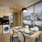 The Park at Em District, Ascott Serviced-Residence　ダイニングキッチン