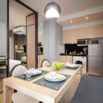 The Park at Em District, Ascott Serviced-Residence　ダイニングキッチン