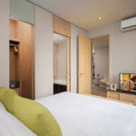 The Park at Em District, Ascott Serviced-Residence　ベッドルーム