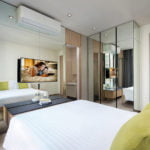 The Park at Em District, Ascott Serviced-Residence　ベッドルーム