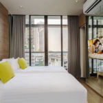 The Park at Em District, Ascott Serviced-Residence　ベッドルーム