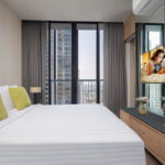 The Park at Em District, Ascott Serviced-Residence　ベッドルーム