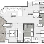 The Residences at Dream Pattaya　間取り図