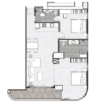 The Residences at Dream Pattaya　間取り図