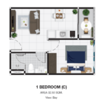 Knightsbridge Central　間取り図