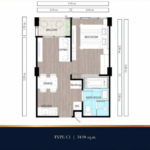 Wyndham Garden Irin Bangsaray Pattaya 間取り図