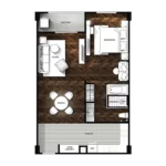 Grand Florida Beachfront Condo Resort Pattaya　間取り図